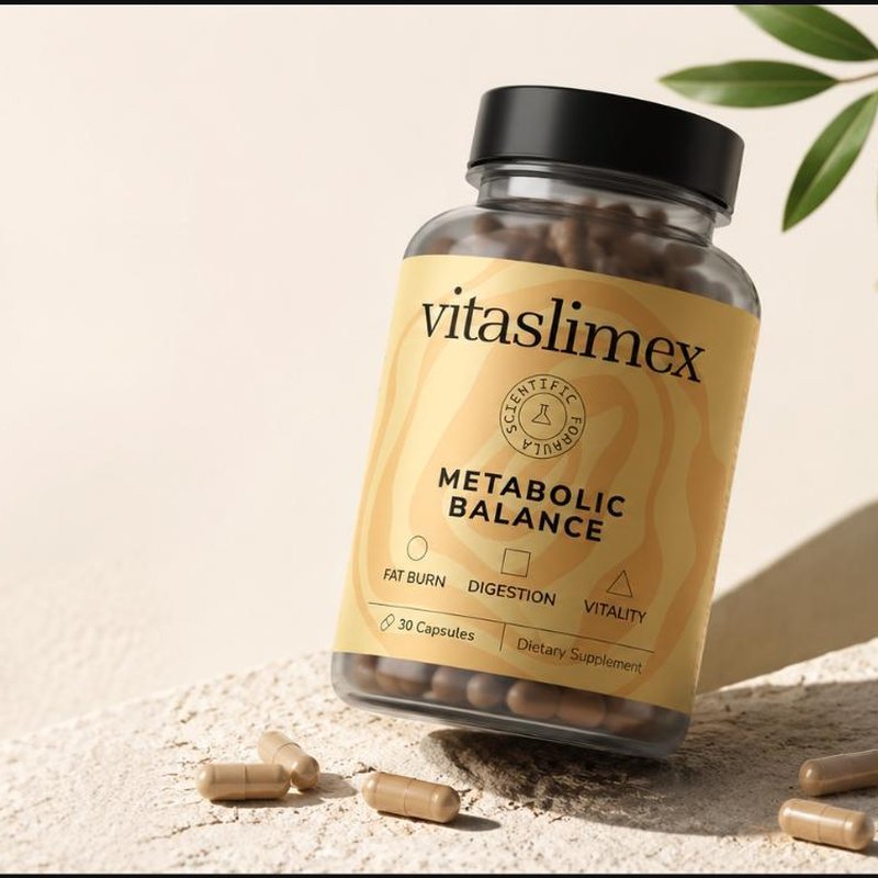 Flacon de Vitaslimex, complément alimentaire pour le soutien métabolique